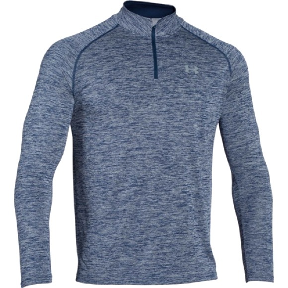 Under Armour Other - NWOT Mens Under Armour Tech 1/4 zip long sleeve in navy/heather gray